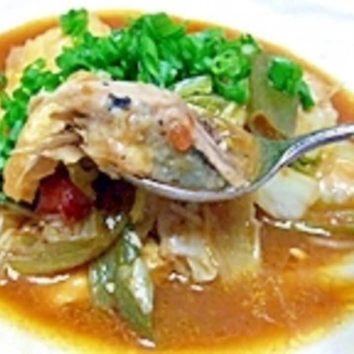 赤魚の和風カレー味スープ 